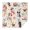 Dogs With Party, variant on German Shepherd Dogs with Flowers Square Tablecloth,Waterproof Square Table Cover,Wipeable Spillproof Washable Table Cover for Home Kitchen Party Decor 42"X42"(107x107cm)