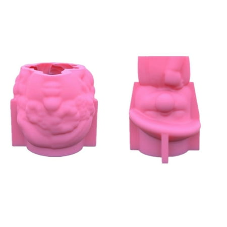 

2 Pieces Resin Silicone Girl Pot Candleholder Candlestick