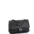 thumbnail image 2 of Pre-Owned CHANEL So Black Reissue 2.55 Flap Bag Chevron Aged Calfskin 225 By Rebag, 2 of 8