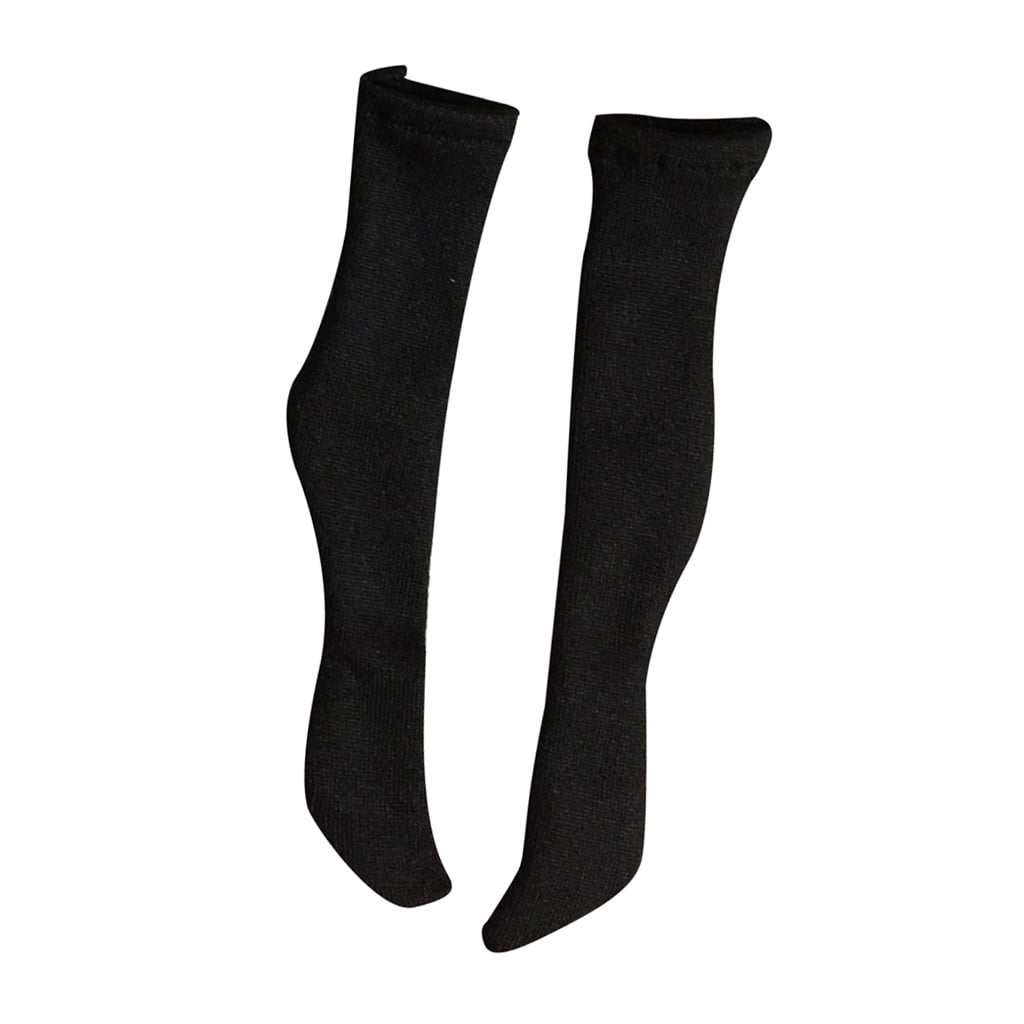 3x Pair of 1/6 Long Socks Stockings for 12inch Phicen Kumik CY CG Female White 