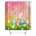 thumbnail image 1 of Easter Shower Curtain 70.87 x 70.87 Inches Waterproof Shower Curtain Color Print Shower Curtain Easter Bunny Shower Curtain Large Size Easter Decorative Shower Curtain, 1 of 3