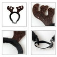 thumbnail image 7 of Happy Date Pets Dog Christmas Antler Headband Shiny Holiday Puppy Supplies Cat Accessories, 7 of 7