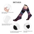 thumbnail image 6 of Bixox Cute Flower Owl Print Compression Socks,Compression Socks Women & Men Circulation for Medical,Running,Athletic, 6 of 7