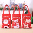thumbnail image 2 of Bolsa de regalo de Navidad, soporte Universal Adorable para almacenamiento de dulces, asa de Año Nuevo, regalos de Navidad, bolsas, accesorios, Kits de decoración para fiestas Muñeco de nieve Inteprter HA069776-02, 2 of 6