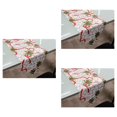 thumbnail image 1 of Injueey Camino de Navideño Frutos Rojos Sombrero Anciano Cabeza Burdeos Flores Blancas Type1 NO1, 1 of 6