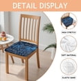 thumbnail image 2 of Math Equations Starry Blue Background Seat Covers for Dining Room Chairs Set Of 4,Stretch Printed Washable Chair Seat Cover with Elastic Ties and Button,Removable Waterproof Couch Cushion Covers, 2 of 6