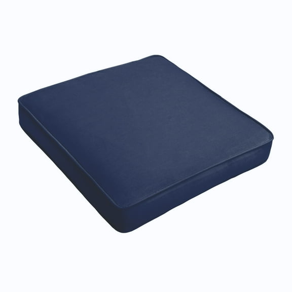 Sorra Home Dark Blue Indoor/Outdoor Cushion, Corded