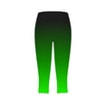 thumbnail image 5 of breaise High Waisted Capri Leggings for Women Tummy Control Knee Length Capris Workout Running Yoga Pants 2024 Summer Gradient Color Cropped Trousers, 5 of 6