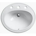 thumbnail image 5 of Kohler K-2196-8 Pennington 16" Drop In Bathroom Sink - Black, 5 of 5