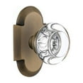 thumbnail image 3 of Nostalgic Warehouse Cotrcc_Psg_234_Nk Round Clear Crystal Solid Brass Passage Door Knob, 3 of 7