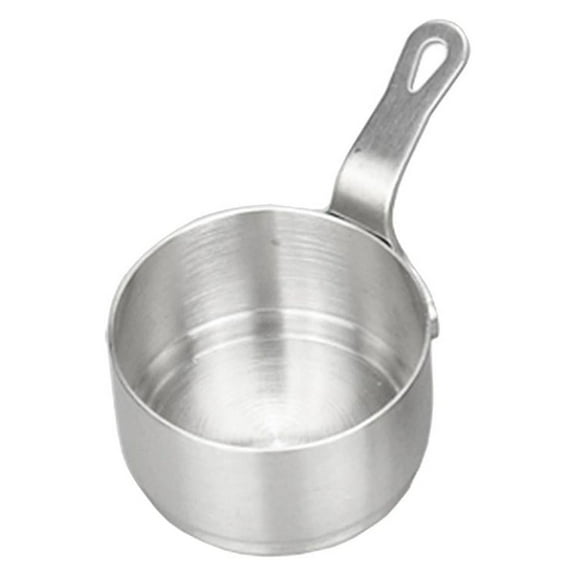 Small Butter Warmer Pot, Stainless Steel Sauce Pan for Milk Steaming Frothing Small Butter Melting Pot Mini Cooking Pot for Milk, Coffee, and Melting Chocolate 50ml
