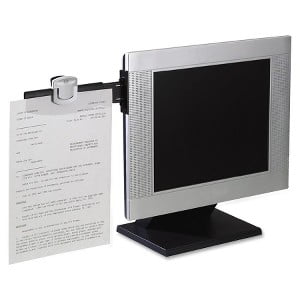 Paper Holder Computer PC LCD Display Monitor Mount Document Holder Clip Bracket 
