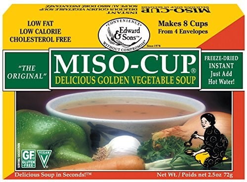 Edward & Sons Miso-Cup Delicious Golden Vegetable Soup 4 CT by Edward & Sons