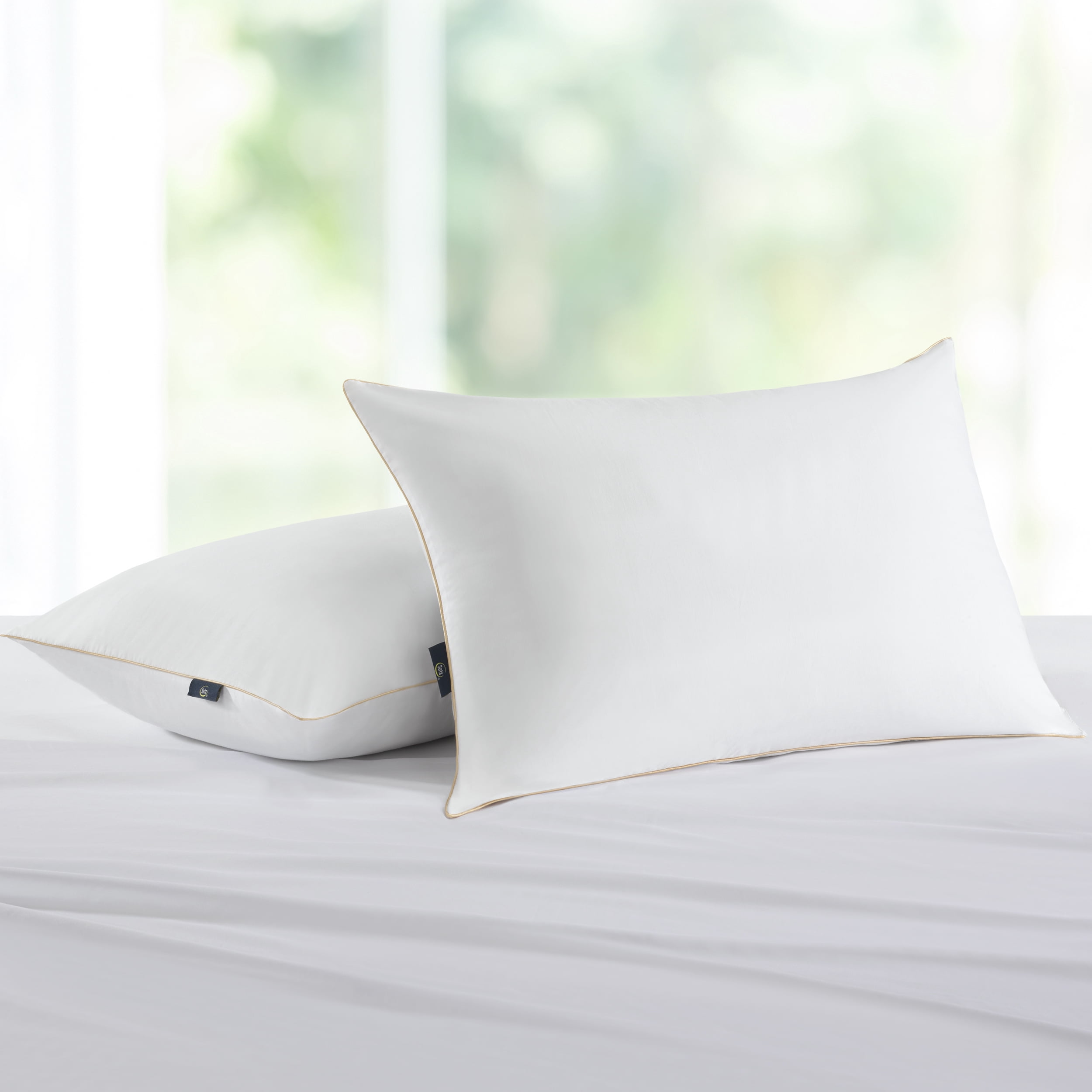 Sertapedic Bounce Back Standard/Queen Bed Pillow, Hypoallergenic Fill