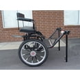 thumbnail image 5 of 2-Wheel Horse Drawn Carriage / 2-Wheel Cart for Horses and Large Ponies, Wheel Size-25” Color-Black, 5 of 9