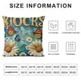 thumbnail image 5 of Awypu Welcome Throw Pillow Covers Decorative&nbsp;Daisy Butterfly Animal Flower Farmhouse Pillows Covers Watercolor Outdoor Pillowcase for Home Sofa Cushion Cover (Butterfly), 5 of 5