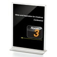 thumbnail image 3 of Officemate Upright Vertical Sign Holder, 8.5 x 11 Inches, Clear, 1 Holder (23005), 3 of 8