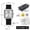 Black belt with silver plate and silver lettering, variant on Men's Quartz Watch, Light Luxury Business Style Square Watch with Magnetic Strap, Fashionable Trendy Men's Wristwatch