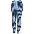 thumbnail image 2 of Womens Blue/White Mod Sheer Leggings (One Size), 2 of 2