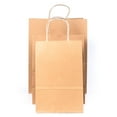 thumbnail image 5 of Kitchsy Premium Medium Brown Kraft Paper Bags with Handles - Durable & Sustainable Totes for Shopping & Gifts - Pack of 150 - Ideal for Everyday Use - Reduce Plastic Waste Now!, 5 of 8