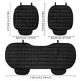 thumbnail image 2 of 3PCS Car Seat Cushion for Front and Back Seat 3D Soft Breathable Auto Seat Cover Comfort Non-Slip Rubber Bottom Car Seat Protector Pad, 2 of 5