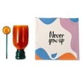 thumbnail image 3 of Transparent Color Clashing Cup Portable Stable Cup with Colorful Spoon for School Elementary School Student, 3 of 4