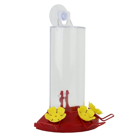 Perky-Pet 8 oz Window-Mount Plastic Hummingbird Feeder