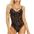 thumbnail image 2 of uublik Valentines Lingerie Set for Women Lace Plus Size Babydoll Sexy Naughty Bodysuit, 2 of 5