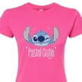 thumbnail image 3 of Disney - Lilo & Stitch - Stitch's A Pastel Cutie - Juniors Fitted Graphic T-Shirt, 3 of 5