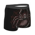 thumbnail image 3 of Disketp Spider With Skull Men'S Boxer Briefs,Soft And Breathable Cotton Underwear With Comfortflex Waistband, 3 of 9