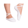 thumbnail image 1 of Zapatilla De Ballet Split De Piel Negro y Blanco Tallas 15 - 30 blanco 22 Damaris Alberlui BALLET SPLIT, 1 of 4