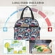 thumbnail image 4 of Balery cool rock Skull Bolsa de Almuerzo Impresa, Caja de Almuerzo Reutilizable, Bolsa Térmica Aislada para Almuerzo, Bolsa Antiderrames, 4 of 7