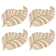 thumbnail image 1 of Juego de 4 posavasos para tazas de comedor con diseño de plantas de simulación, almohadillas aislantes del calor, almohadillas impermeables para cuencos y discos, 1 of 5