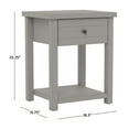 thumbnail image 4 of Living Essentials by Hillsdale Harmony Wood Accent Table, Gray, 4 of 18