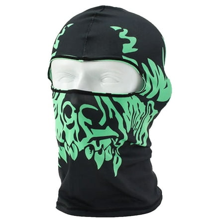 US Ghosts Skull Full Face Mask Windproof Tactical Balaclava Halloween Hood Hat