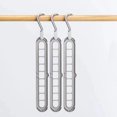 thumbnail image 7 of Bxaolu Space Saving Hangers 9-Hole Heavy Duty for Closet Organizers and Storage 3Pack, 360° Swivel Hook, Cascading Design for Wardrobe, Apartment, RV Storage, Home Essentials, 7 of 7