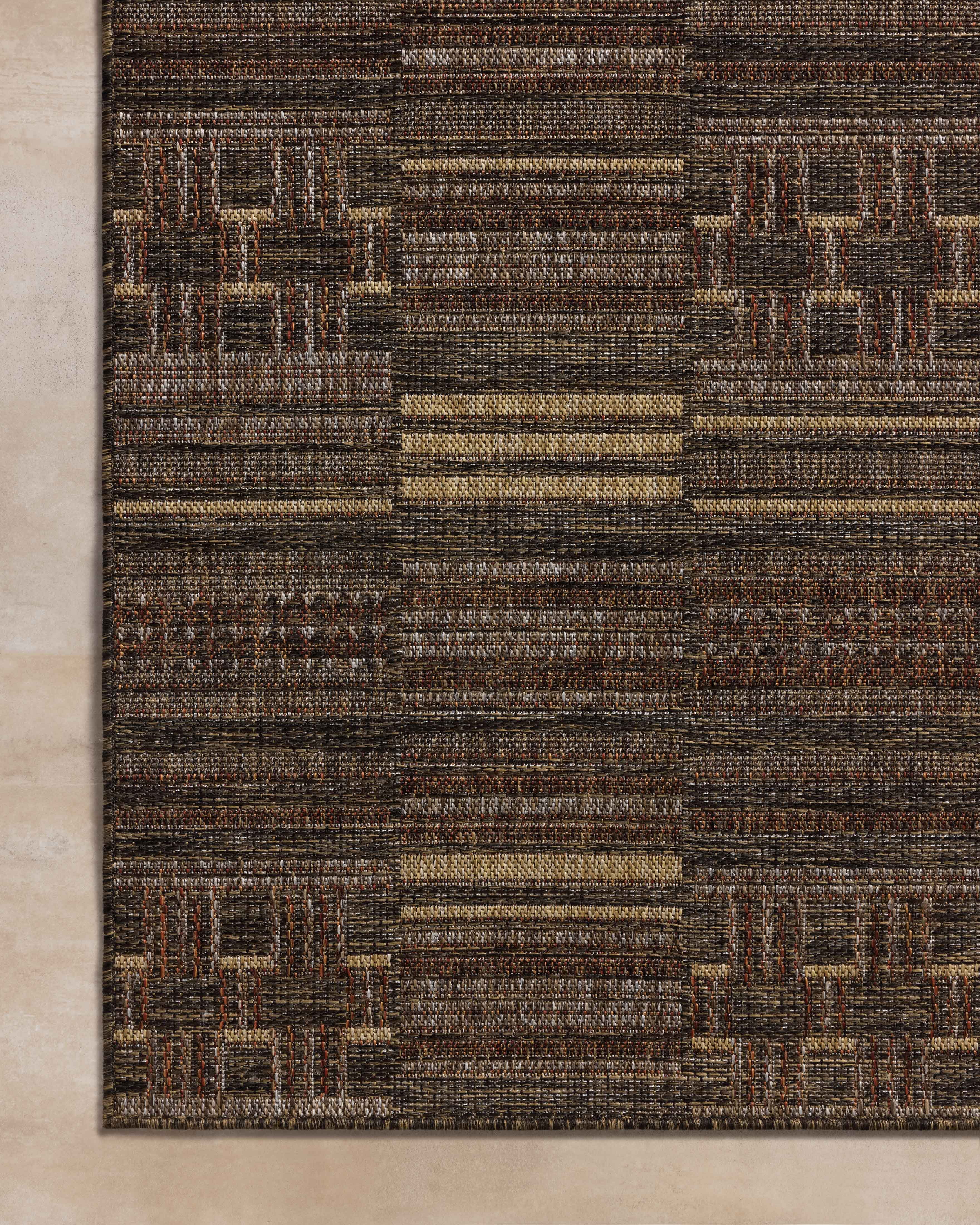 Loloi Birch Spice / Tobacco 5' x 7'-3" Indoor/Outdoor Area Rug
