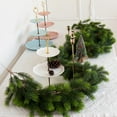 thumbnail image 1 of 5.91 Ft Artificial Green Plant Christmas Pines Needle Vines Pines Needle Wall Hanging Christmas Holidays Outdoor Door Decoration, 1 of 6