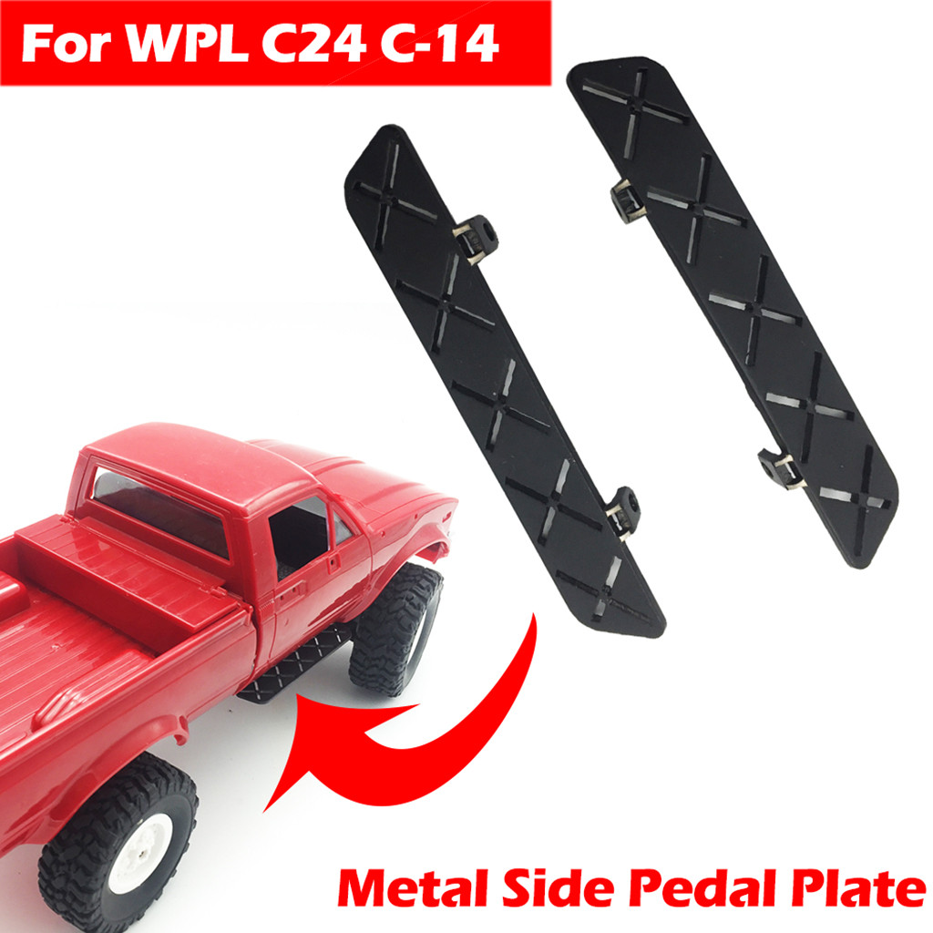 1//16 RC Car Metal Foot Pedal for WPL C14 C24 1//16 Military Truck RC Car