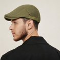 thumbnail image 2 of Minzimin Men's Mesh Cap Breathable Summer Newsboy Hat Adjustable Beret Cabbie Driving  Hats, 2 of 7