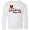 AA-White, variant on Inktastic Bulldogs with Heart and Arrow Long Sleeve Youth T-Shirt