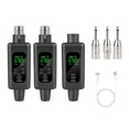 thumbnail image 1 of Kit transmisor y receptor de micrófono de 2,4 GHz Dispositivos de transmisión inalámbrica de audio para 1 por 2, 1 of 9