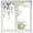 Gray, variant on Blue Eucalyptus Leaves Window Privacy Film, Summer Farmhouse Botanical Static Cling UV Sun Blocking Heat Control Window Tint Day and Night, Non-Adhesive One Way Windows Privacy Cover 19.6''x39.3''