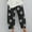 Black, variant on Homenesgenics Summer Black Pants for Women Plus Size Women's Print Casual Loose Wide Leg Trousers Pocket Long Pants