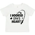 thumbnail image 3 of Inktastic I Hooked Opa's Heart with Fishing Rod Boys or Girls Toddler T-Shirt, 3 of 5