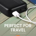 thumbnail image 4 of Emerge Helix TurboVolt+ 20,000 mAh Power Bank avec USB-A and USB-C Ports, Noir, 4 of 4