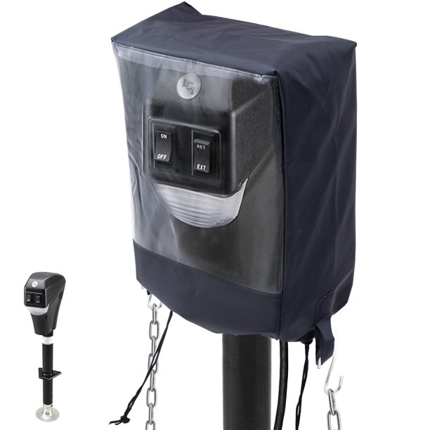 Coverify Electric Tongue Jack Cover Waterproof Jack Head Cover for RV