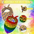thumbnail image 4 of Pride Rainbow Dog Bandanas Reversible Small 2 Pack, LGBT Adjustable Triangle Holiday Scarves for Small Medium Large Extra Large Puppy Dogs Pets, 4 of 6