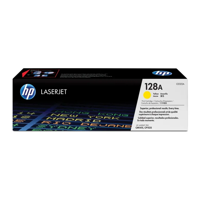 Tóner HP 128a Amarillo Laserjet Original CE322A
