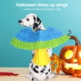 thumbnail image 3 of Disfraz de mascota para perro, gato o pájaro, de fieltro, con alas de pájaro, para Halloween o Navidad., 3 of 9